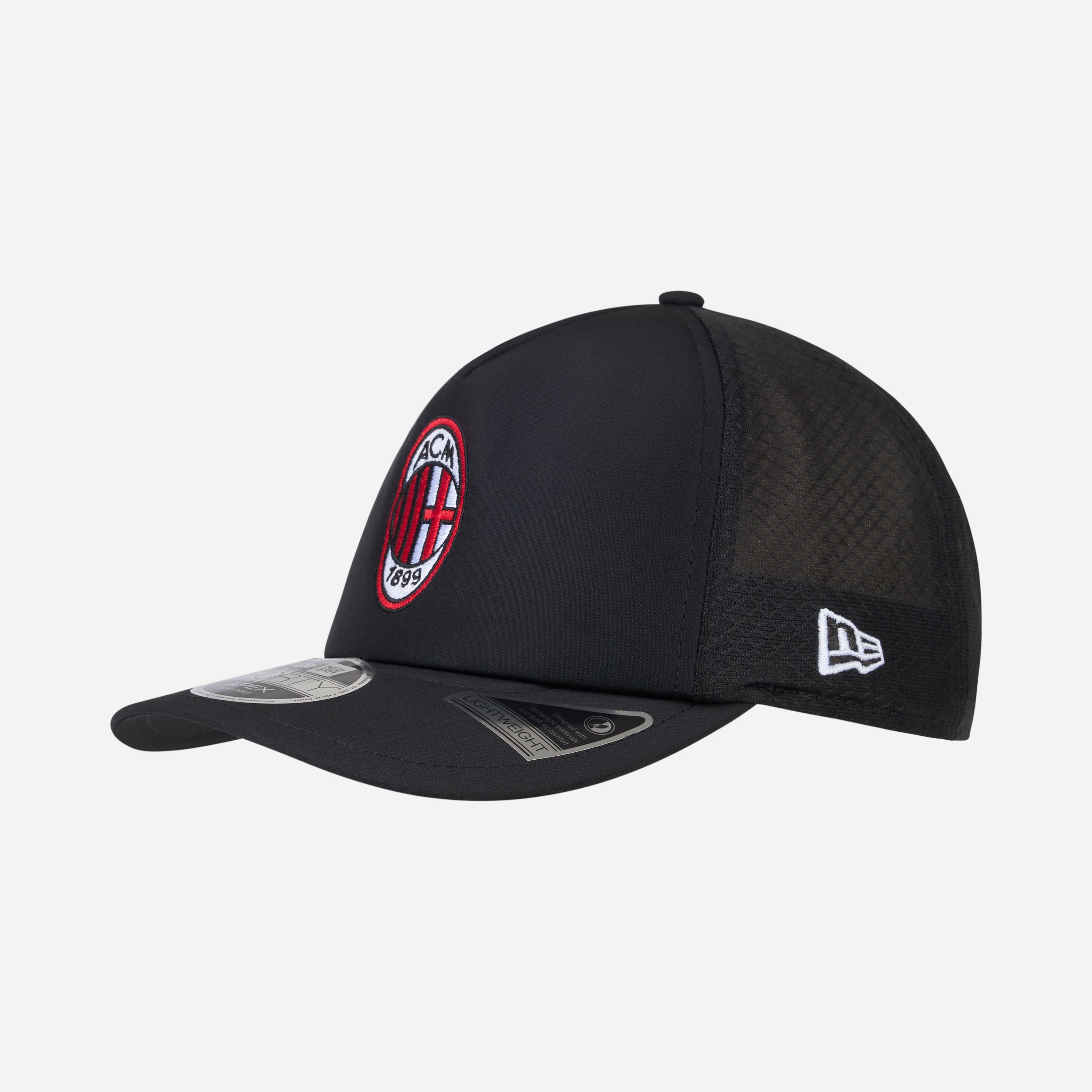 9FORTY APEX NEW ERA X AC MILAN BLACK CAP WITH LOGO