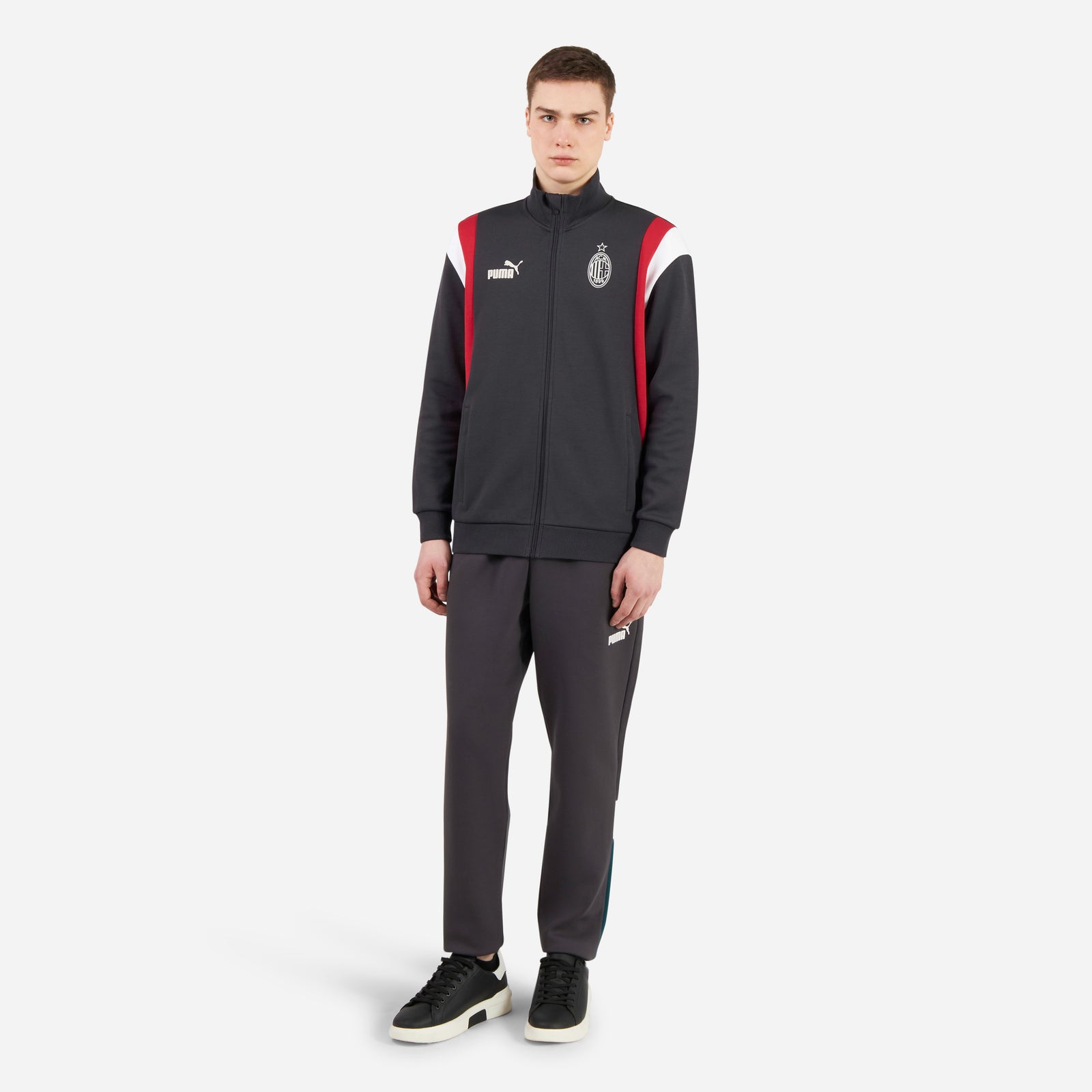 AC MILAN ARCHIVE COLLECTION ZIPPED HOODIE | AC Milan Store