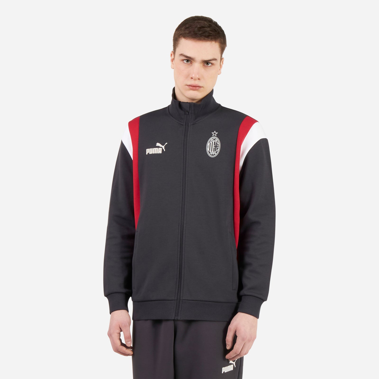 AC MILAN ARCHIVE COLLECTION ZIPPED HOODIE | AC Milan Store