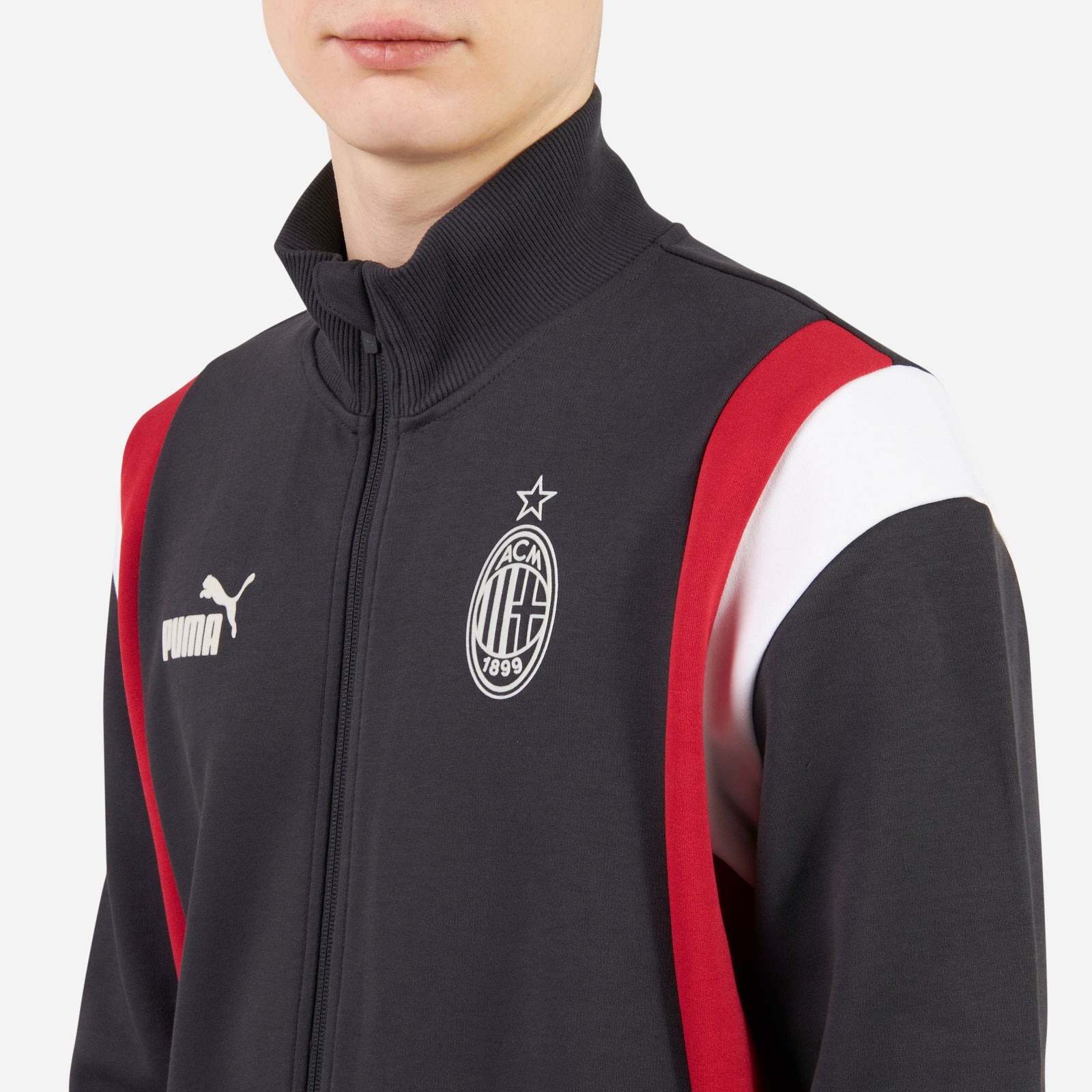 AC MILAN ARCHIVE COLLECTION ZIPPED HOODIE | AC Milan Store