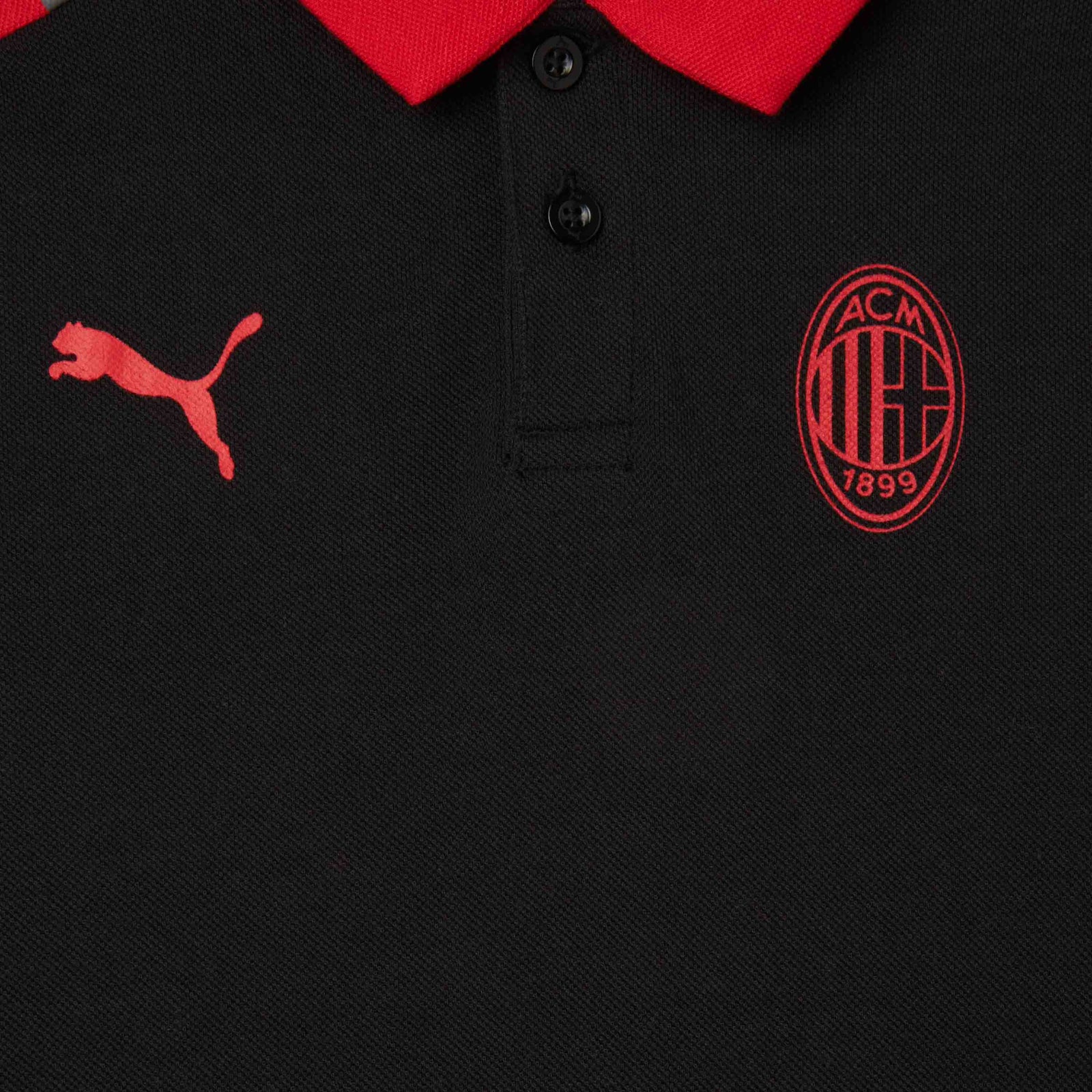 AC Milan シャツ 赤黒 スポンサー OPAL AC MILAN BLACK POLO ESSENTIAL COLLECTION | AC Milan Store