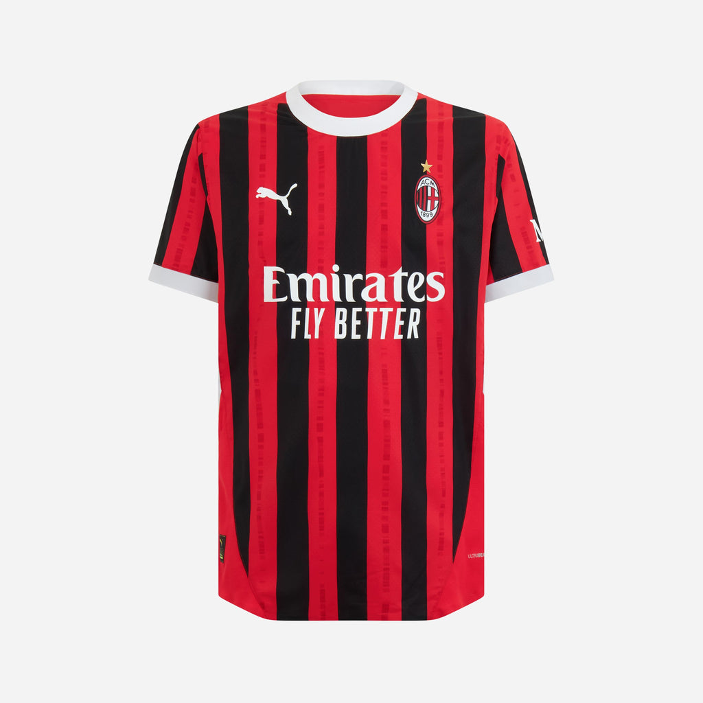 Maglia Ufficiale AC Milan Home 2023/24 - Unisex Adulto, 100% Poliestere, Tecnologia DryCELL - Foto 3