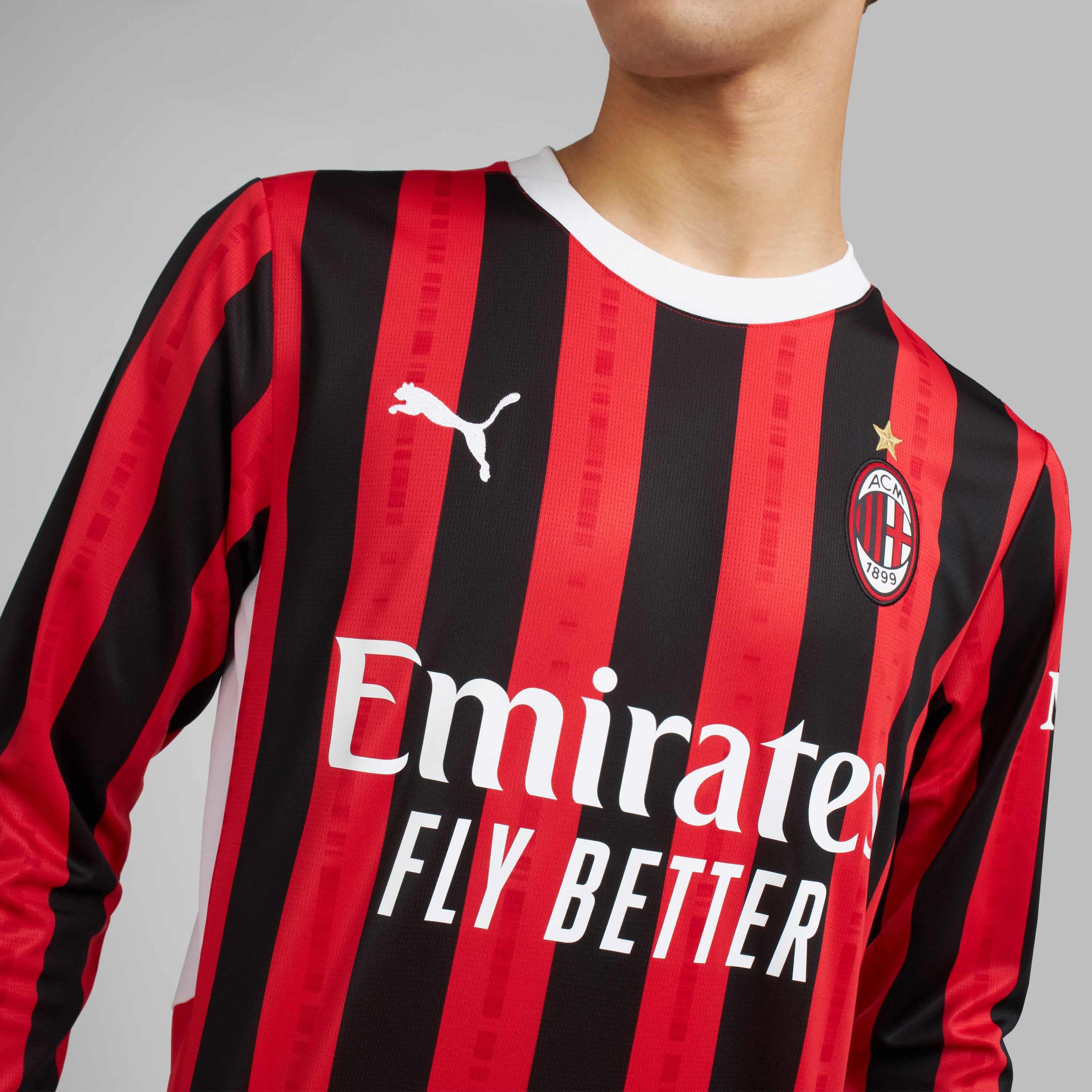 MILAN LONG SLEEVE HOME AUTHENTIC 2024 25 JERSEY AC Milan Store milan-long-sleeve-home-authentic-2024-25-jersey-ac-milan-store