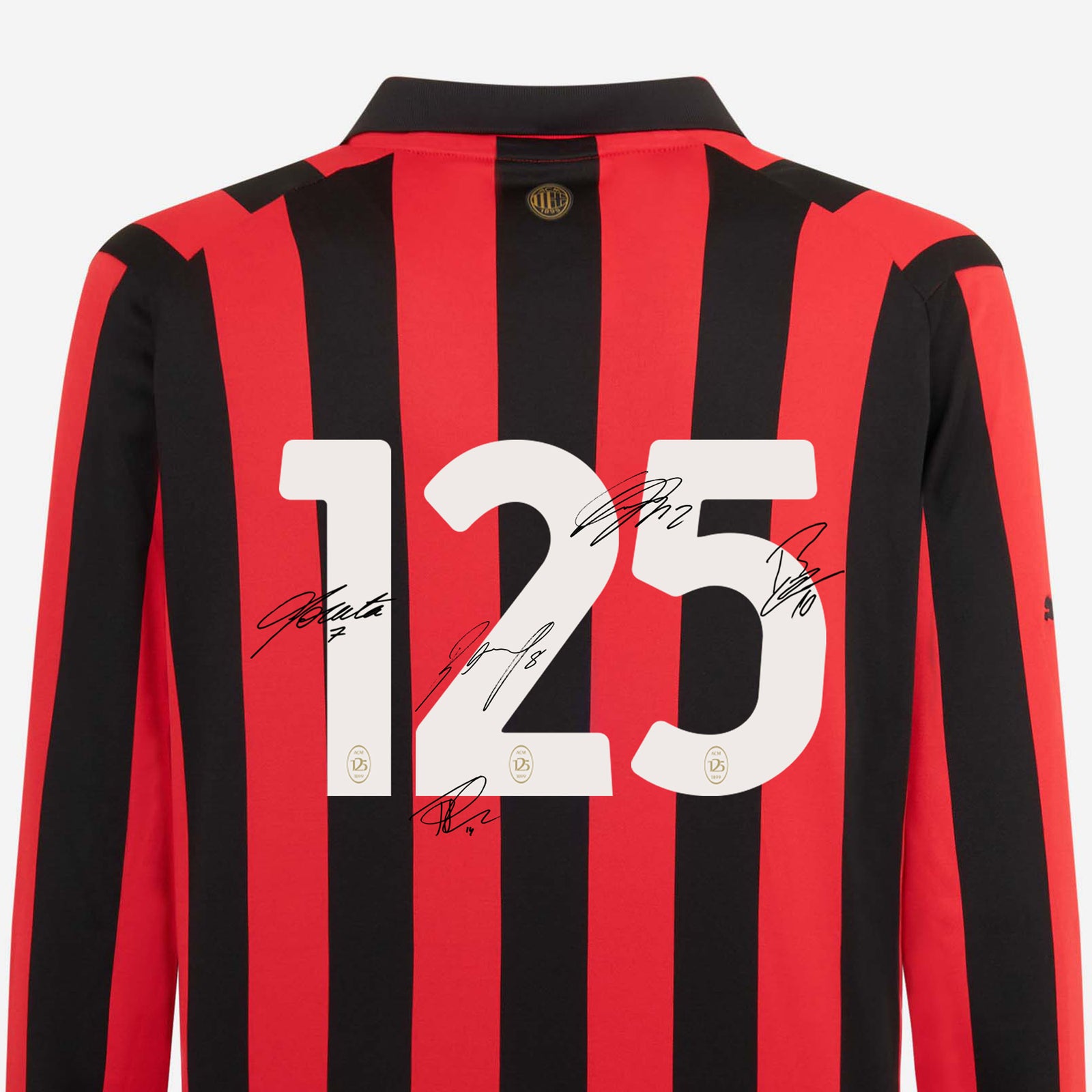 MILAN 125TH ANNIVERSARY SIGNED JERSEY | AC Milan Store