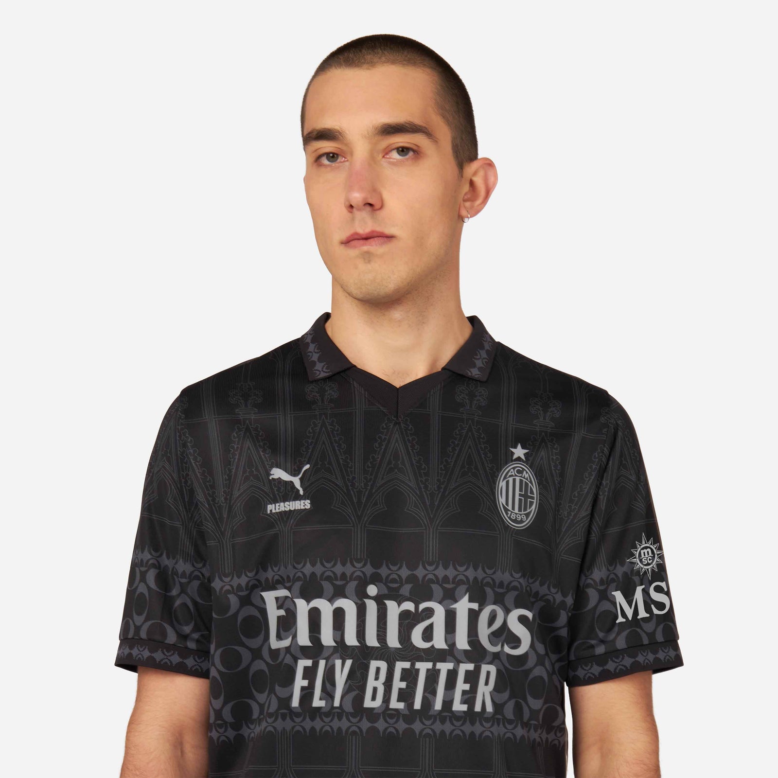 JERSEY AC Milan x Pleasures 2023/24 – Dark version | AC
