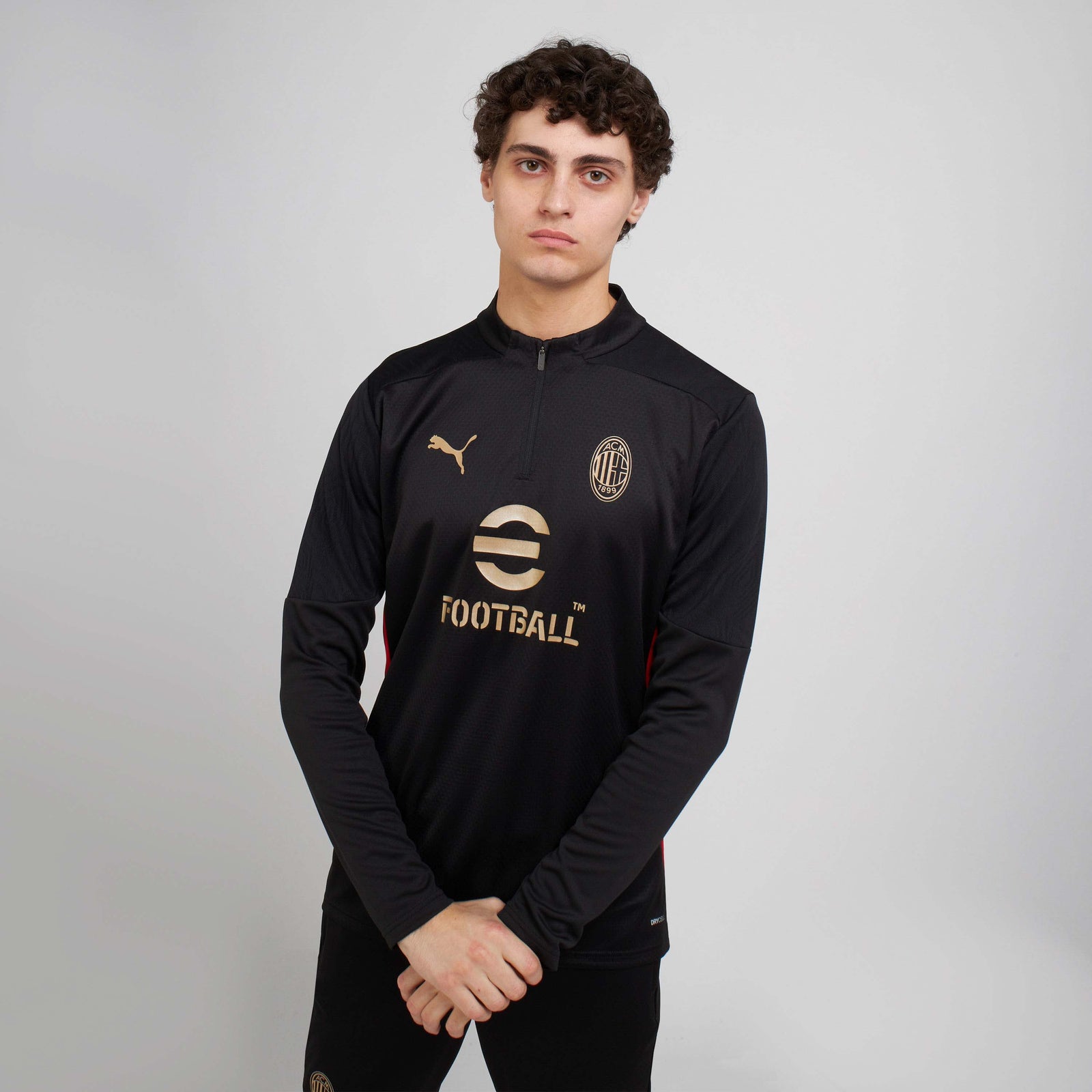 MILAN 1/4 ZIP LONG-SLEEVE TRAINING 2024/25 JERSEY | AC Milan