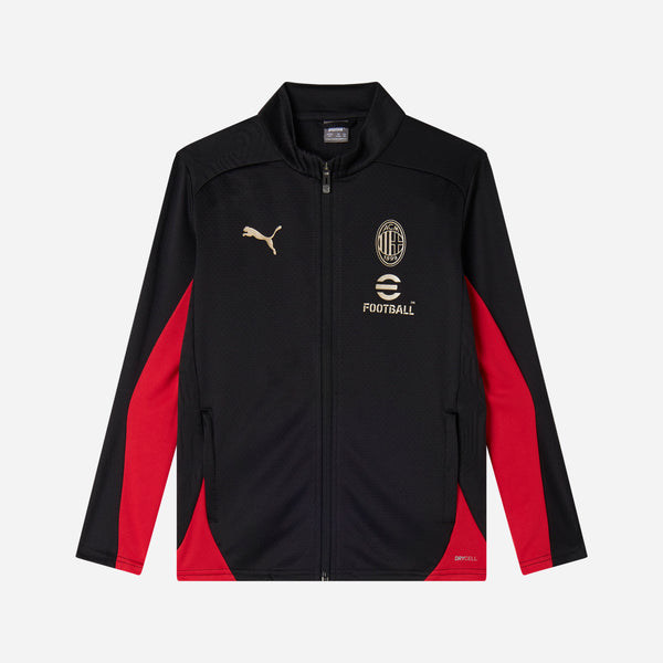 GIACCA BAMBINO MILAN TRAINING 2024/25 CON ZIP E TASCHE