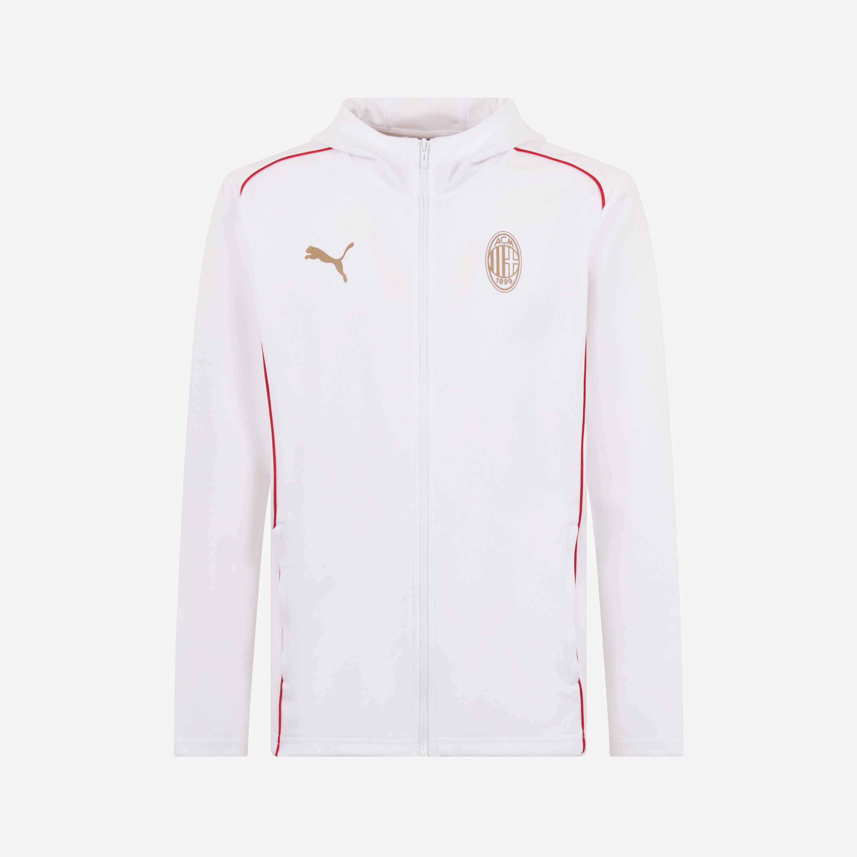 MILAN CASUALS 2024/25 JACKET WITH ZIPPER AND HOOD