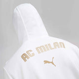 FELPA MILAN CASUALS 2024/25 CON ZIP E CAPPUCCIO