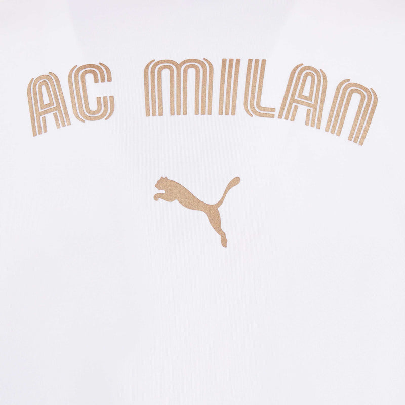 FELPA MILAN CASUALS 2024/25 CON ZIP E CAPPUCCIO