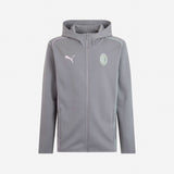 FELPA MILAN CASUALS 2024/25 CON ZIP E CAPPUCCIO