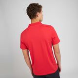 AC MILAN ESSENTIAL COLLECTION RED SHORT-SLEEVED POLO SHIRT