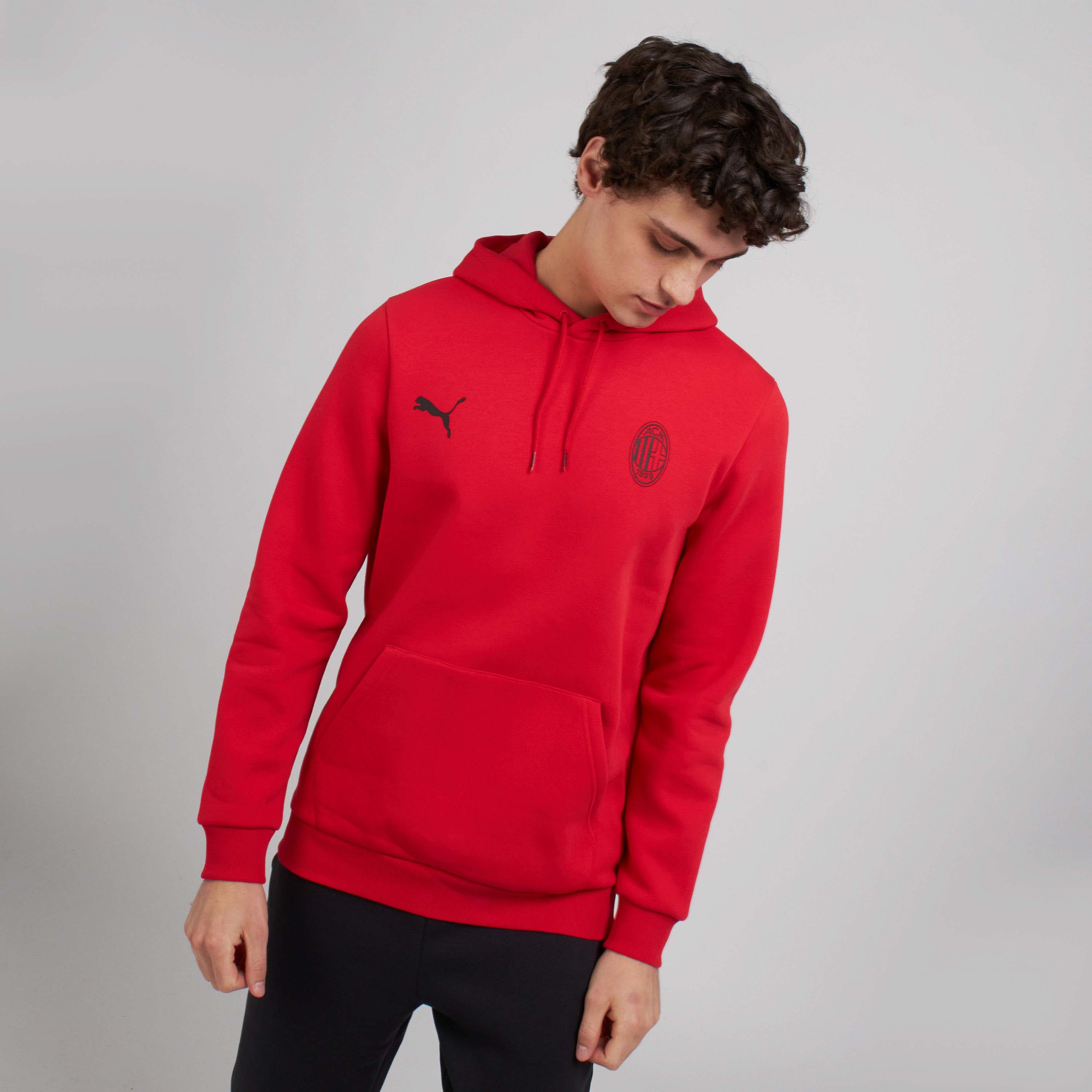 AC MILAN ESSENTIAL HOODIE RED