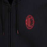 FELPA CON ZIP MILAN ESSENTIAL NERA