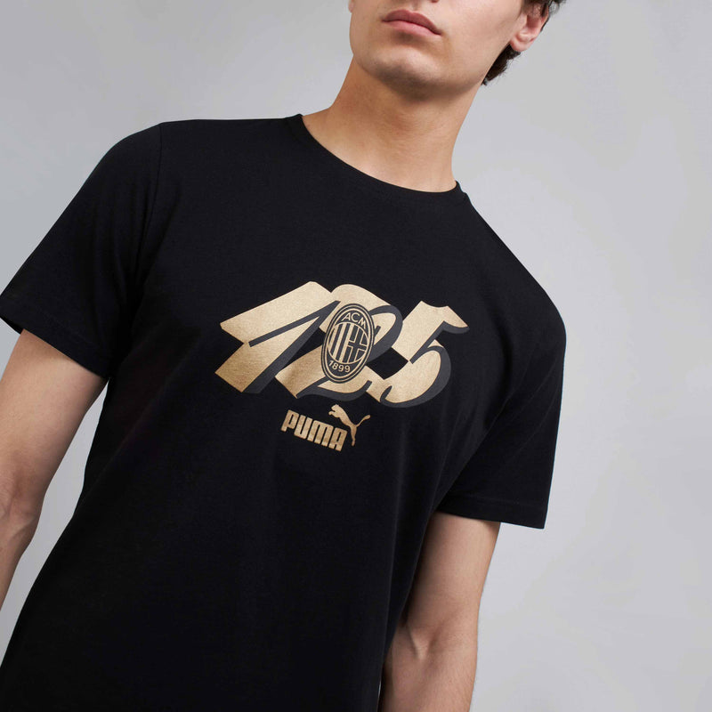 AC MILAN 125TH ANNIVERSARY CULTURE BLACK T-SHIRT