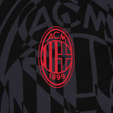 AC MILAN CULTURE COLLECTION BLACK GRAPHIC T-SHIRT