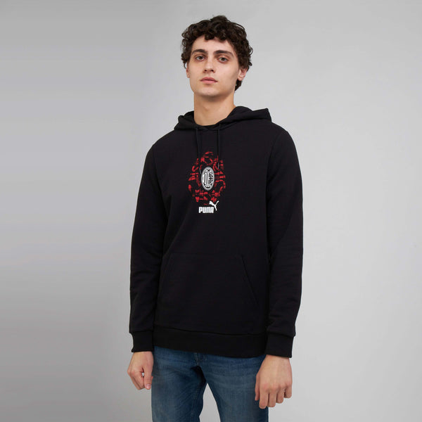 AC MILAN CULTURE COLLECTION BLACK HOODIE