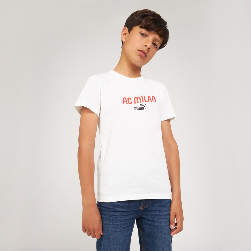 AC MILAN CULTURE COLLECTION WHITE T-SHIRT KIDS