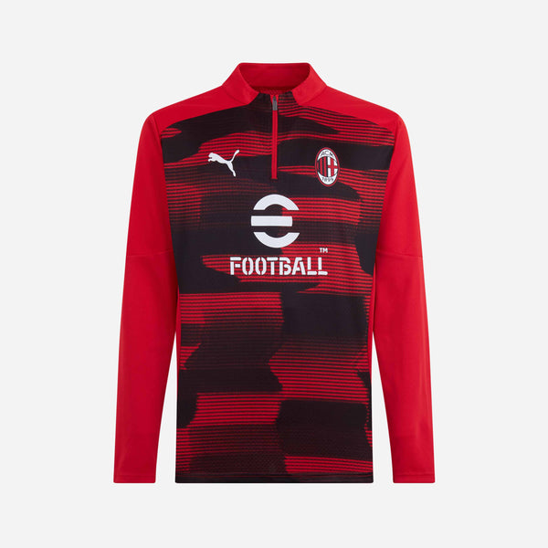MILAN PREMATCH 2024/25 1/4 ZIP TOP | AC Milan Store