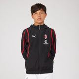 MILAN PREMATCH 2024/25 JACKET WITH ZIPPER AND HOOD KIDS