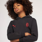 AC MILAN ESSENTIAL COLLECTION BLACK HOODIE KIDS