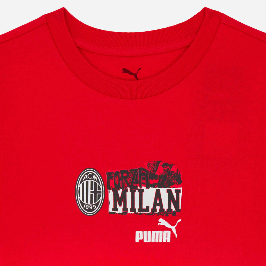 County of Milan T-shirt bambina crop stampa iconica nero main image 1