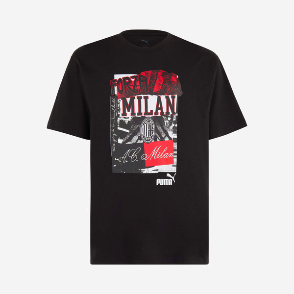 AC MILAN  FOOTBALL NRGY BLACK T-SHIRT