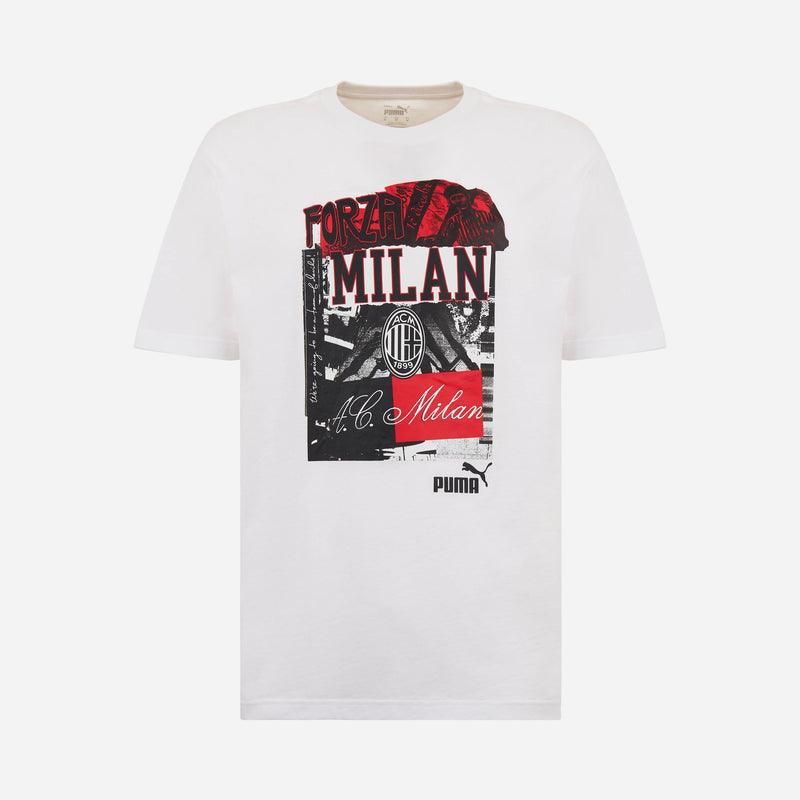 AC MILAN FOOTBALL NRGY+ WHITE T-SHIRT