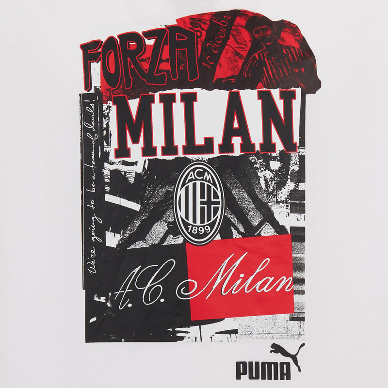 T-SHIRT MILAN BIANCA FOOTBALL NRGY+