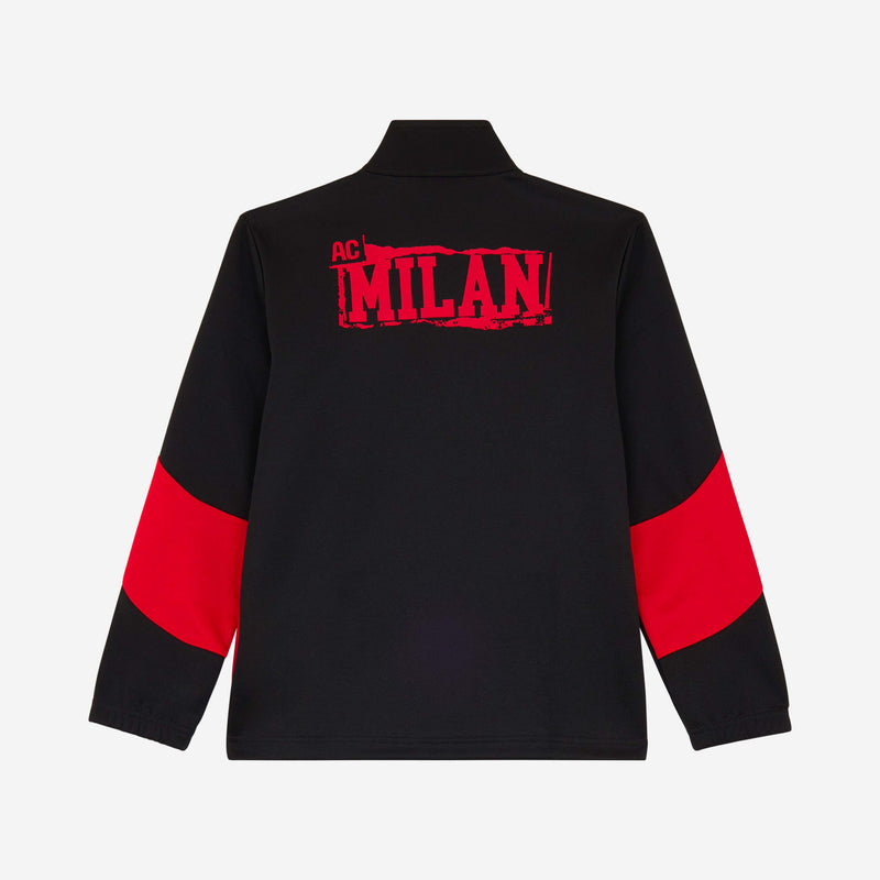 GIACCA MILAN NERA BAMBINO FOOTBALL NRGY+