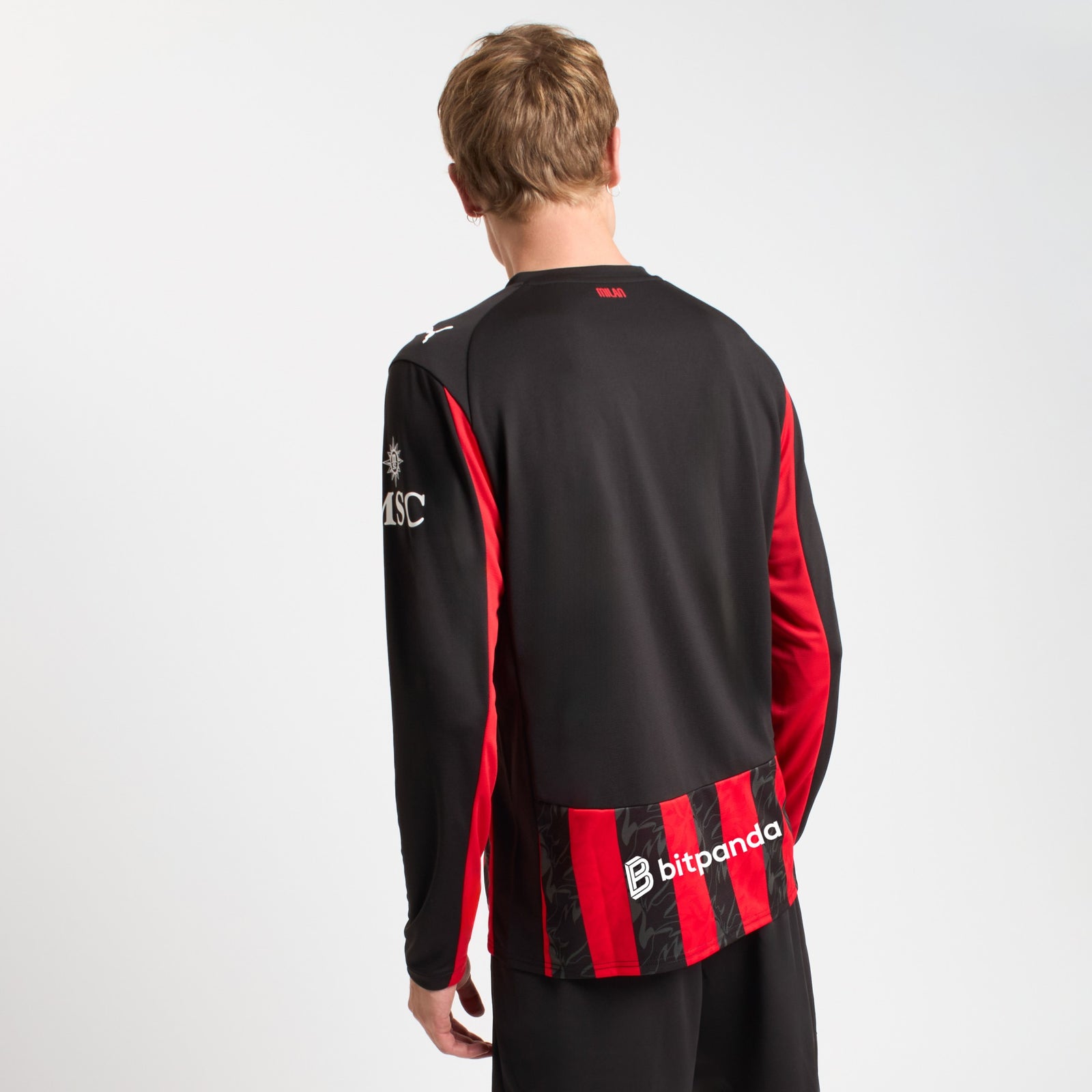 Chemise AC Milan Originale Lotto Home, Manches Longues, Occasion