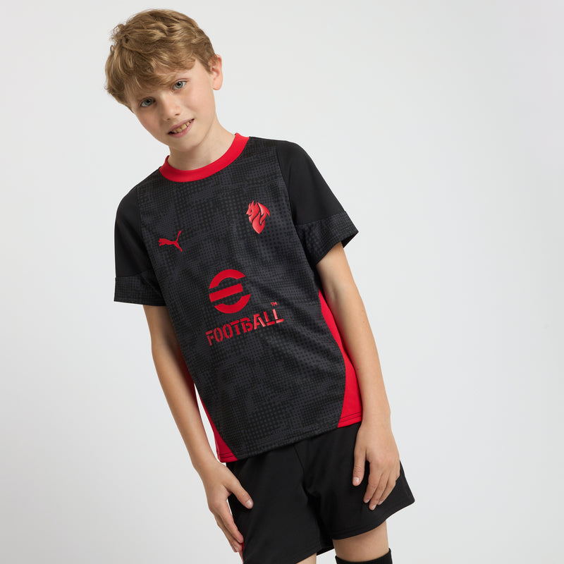 MILAN TRAINING 2025/26 KIDS' BLACK JERSEY