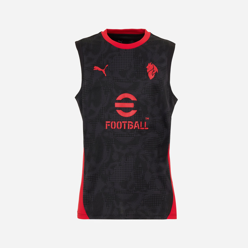 MILAN SLEEVELESS TRAINING 2025/26 BLACK JERSEY AC Milan Store