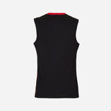 BUNDLE SLEEVELESS BLACK JERSEY + BLACK SHORTS MILAN TRAINING 2025/26