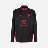 MILAN 1/4 ZIP LONG-SLEEVE TRAINING 2025/26 BLACK JERSEY
