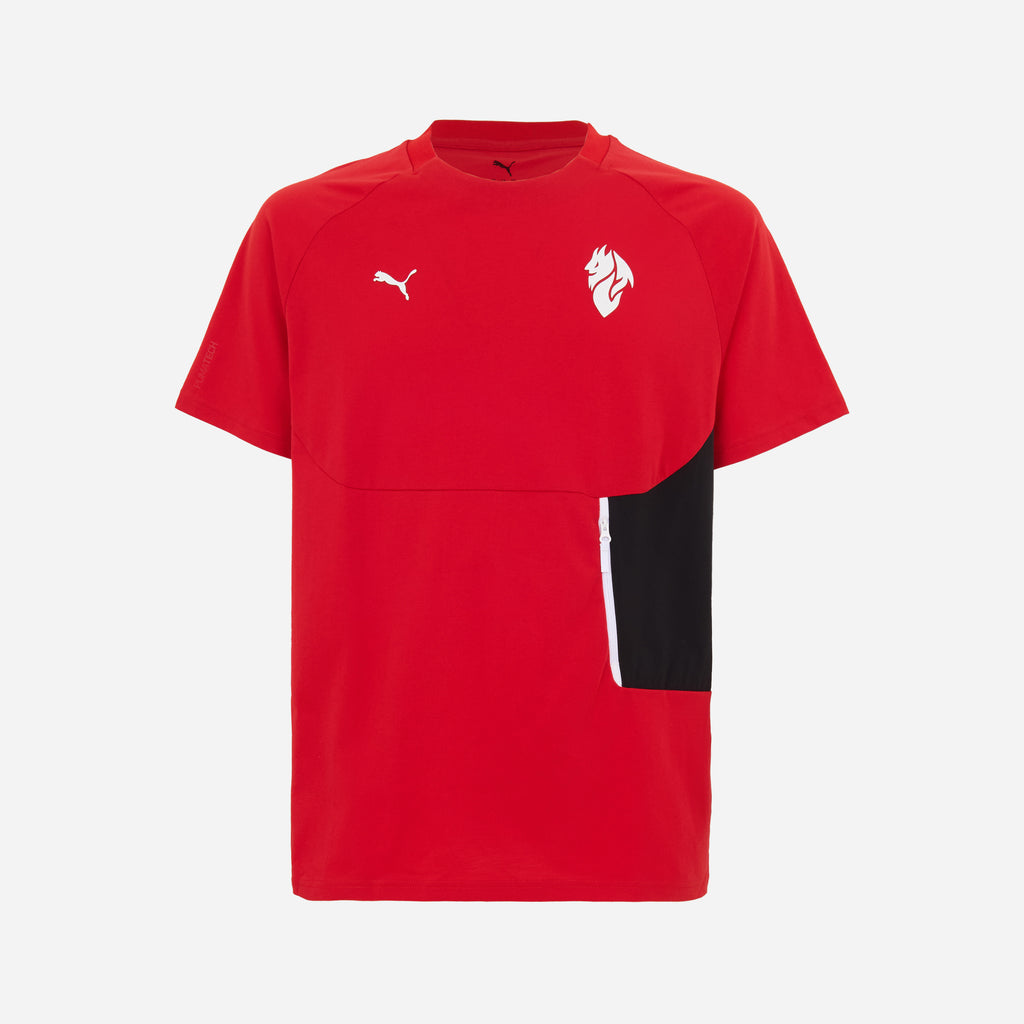 T-shirt rossa Tommy Hilfiger con maxi bandiera logo | Pellizzari T-shirt rossa Tommy Hilfiger con maxi bandiera logo | Pellizzari