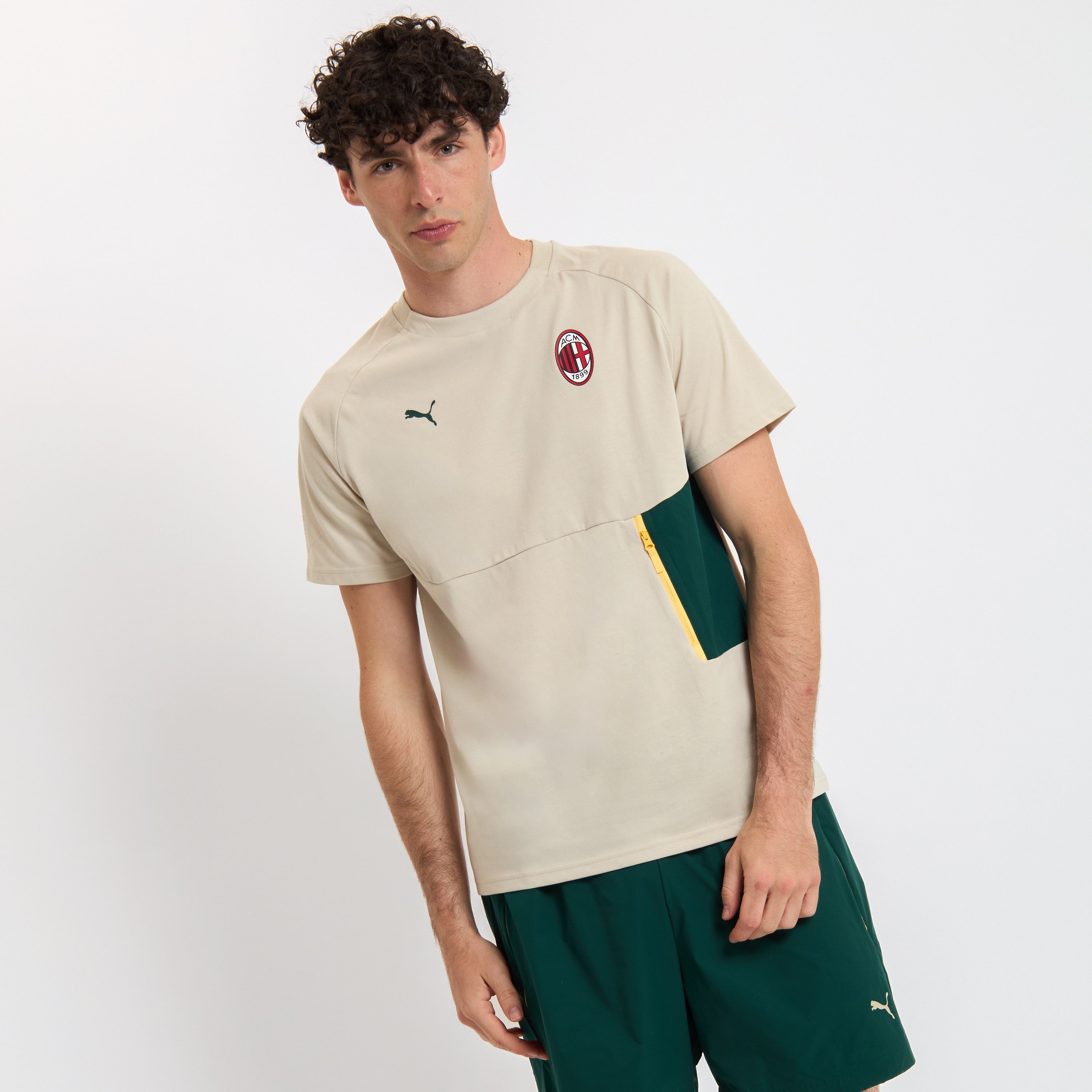T-SHIRT BEIGE MILAN PUMATECH 2025/26