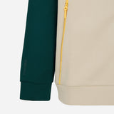 FELPA VERDE MILAN PUMATECH 2025/26 CON ZIP E CAPPUCCIO