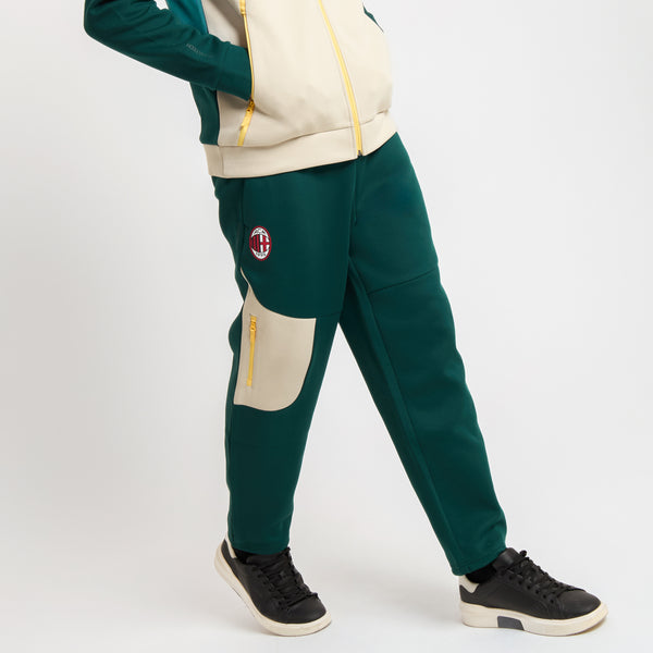 PANTALONI VERDI MILAN PUMATECH 2025/26 CON TASCHE