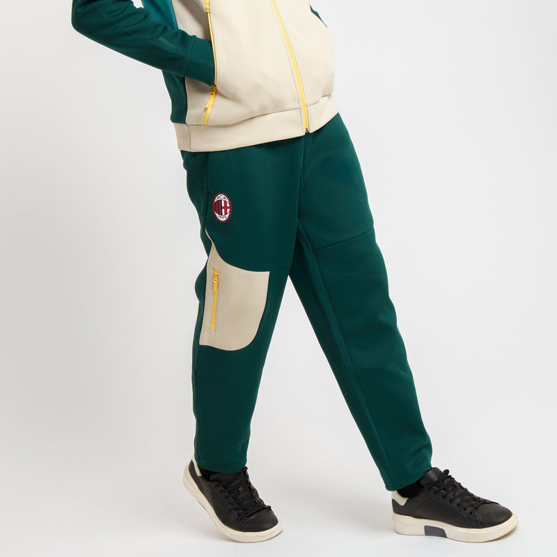 PANTALONI VERDI MILAN PUMATECH 2025/26 CON TASCHE