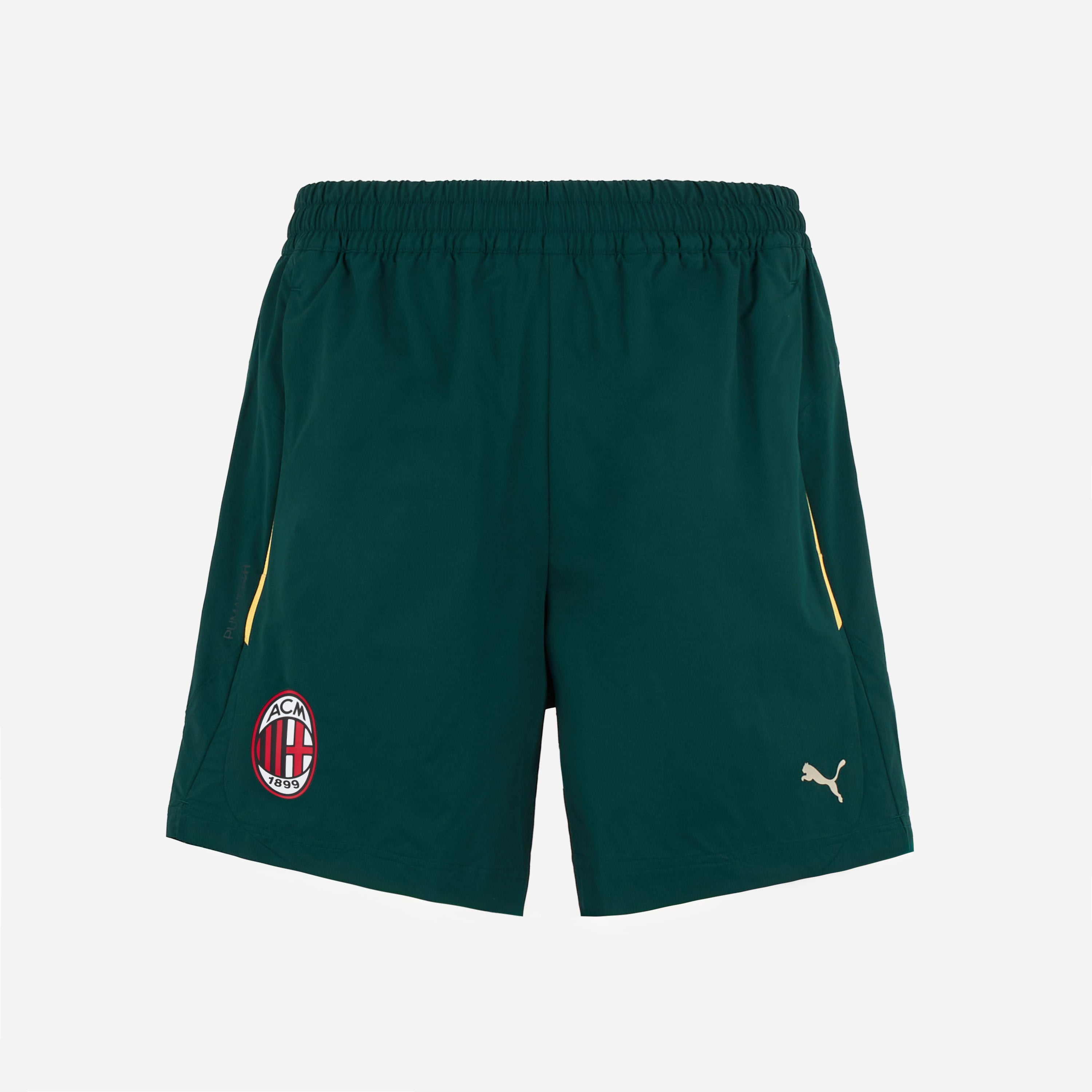 PANTALONCINI VERDI MILAN PUMATECH 2025/26 CON TASCHE