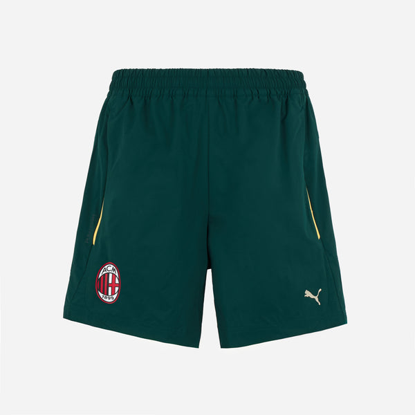 PANTALONCINI VERDI MILAN PUMATECH 2025/26 CON TASCHE