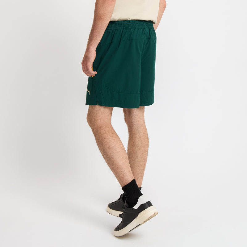 PANTALONCINI VERDI MILAN PUMATECH 2025/26 CON TASCHE