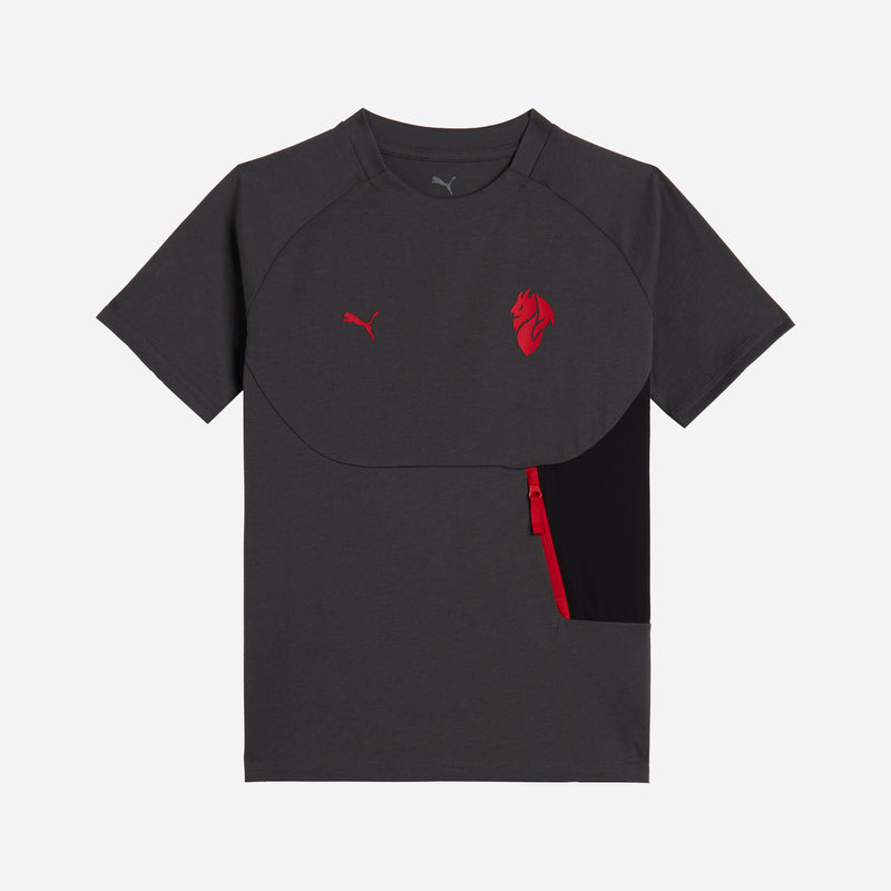 MILAN PUMATECH 2025/26 KIDS' GREY T- SHIRT
