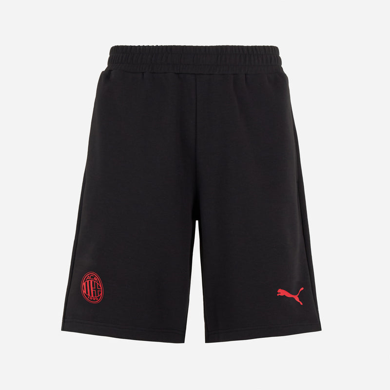 AC MILAN BLACK SHORTS ESSENTIAL COLLECTION AC Milan Store