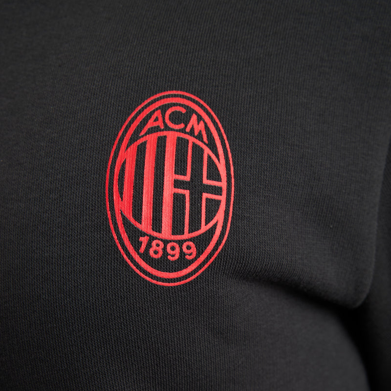 AC MILAN KIDS BLACK HOODIE ESSENTIAL COLLECTION