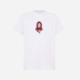 T-SHIRT BIANCA CON GRAFICA CENTRALE MILAN CULTURE