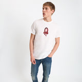 T-SHIRT BIANCA CON GRAFICA CENTRALE MILAN CULTURE