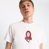 T-SHIRT BIANCA CON GRAFICA CENTRALE MILAN CULTURE
