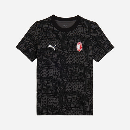County of Milan T-shirt bambina crop stampa iconica nero main image 0